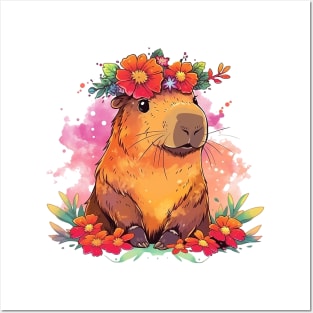 capybara Posters and Art